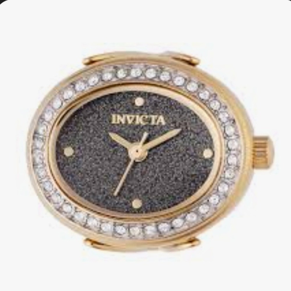 NEW Invicta Mini Angel Women's‎ Ring Watch - 24mm, Gold (49601) #0575